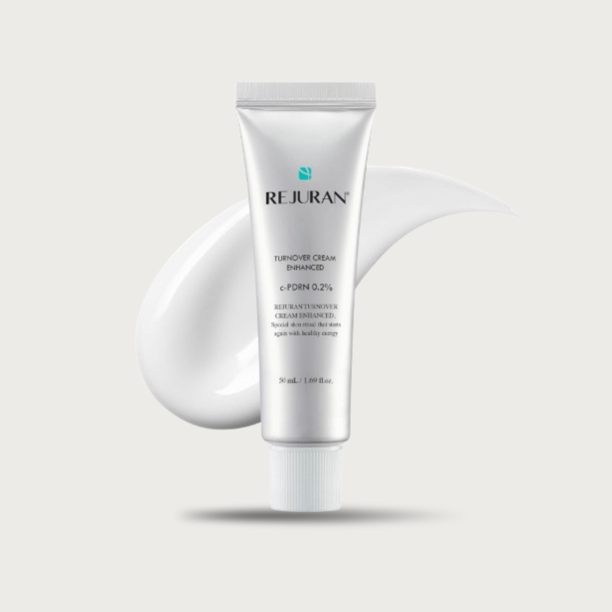 Rejuran Turnover Cream Enhanced 50ml – Korean PDRN cream DOT c-PDRN patented Hydrolyzed DNA Niacinamide Ceramide NP has fragrance $40