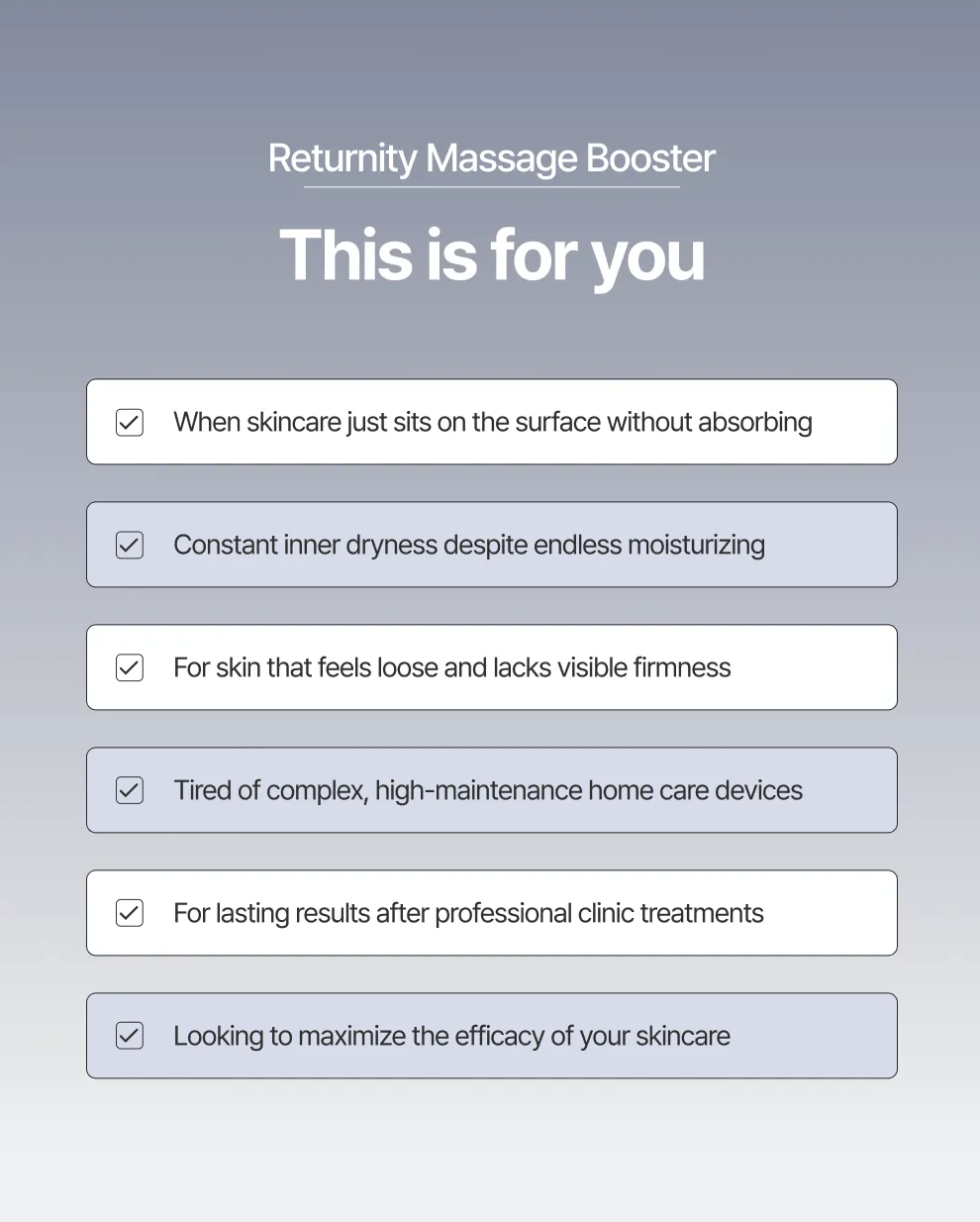 Returnity Massage Booster