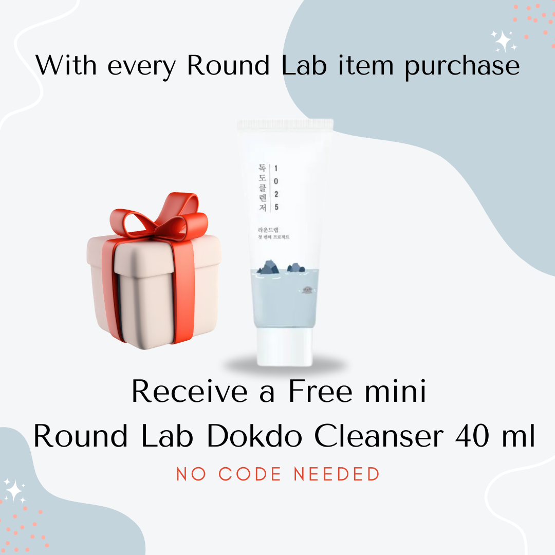 Receive a Free mini  Round Lab Dokdo Cleanser 40 ml