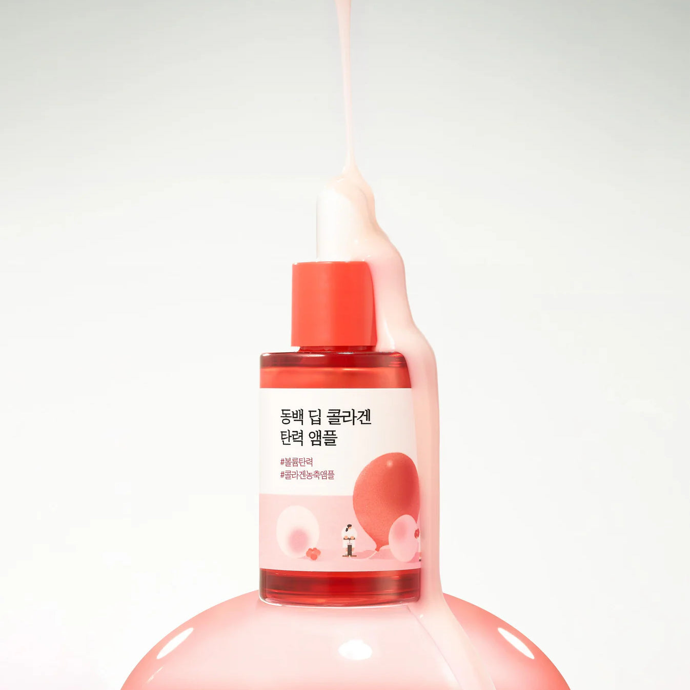 Round Lab Camellia Deep Collagen Firming Ampoule 30ml $27 – Squalane Beta-Glucan Ceramide NP Hydrolyzed Collagen 1010ppm anti-aging barrier 30ml