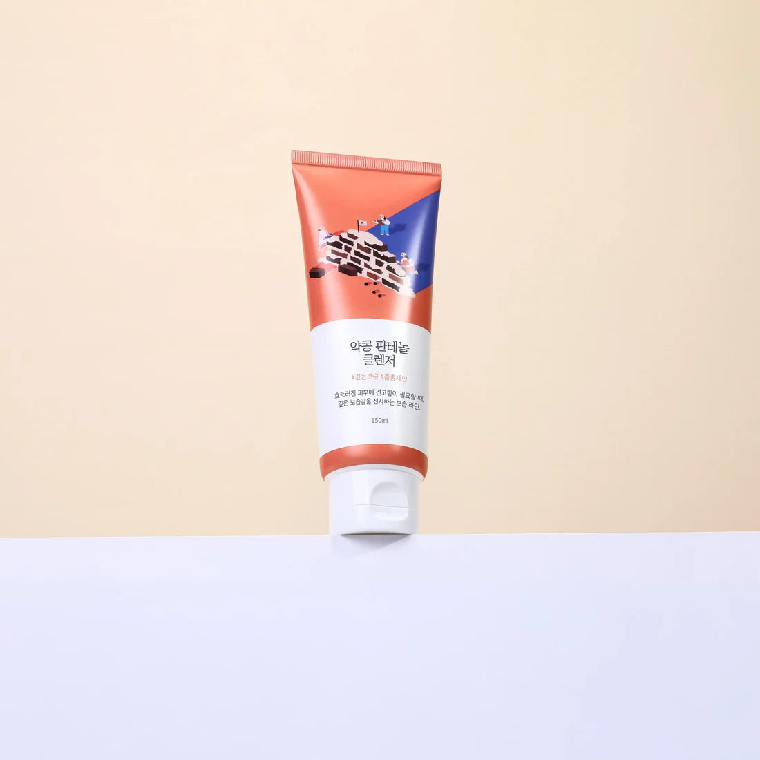 Round Lab Soybean Panthenol Cleanser 150ml – Korean low pH cleanser pH 5.5 Niosome Panthenol Ceramide NP Jeongseon soybean fragrance-free $17