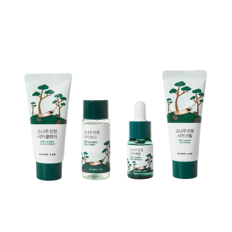 Round Lab Pine Calming Cica Travel Friendly Mini Skincare
