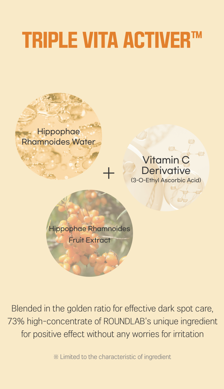 Round Lab Vita Niacinamide Dark Spot Serum TXA Glutathione Vitamin C Sea Buckthorn 30ml Olive Kollection Round Lab Vita Niacinamide Dark Spot Serum TXA Glutathione Vitamin C Sea Buckthorn 30ml Olive Kollection