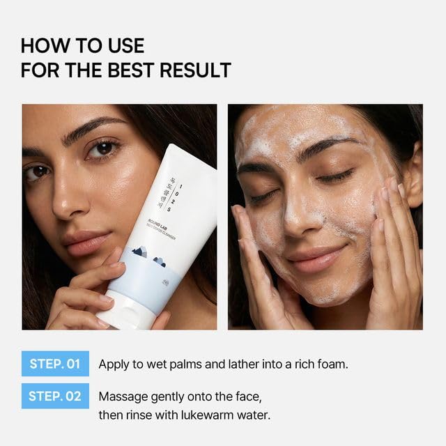 Round Lab 1025 Dokdo Cleanser ingredients – triple HA panthenol allantoin beta-glucan ceramide NP amino acids fragrance-free