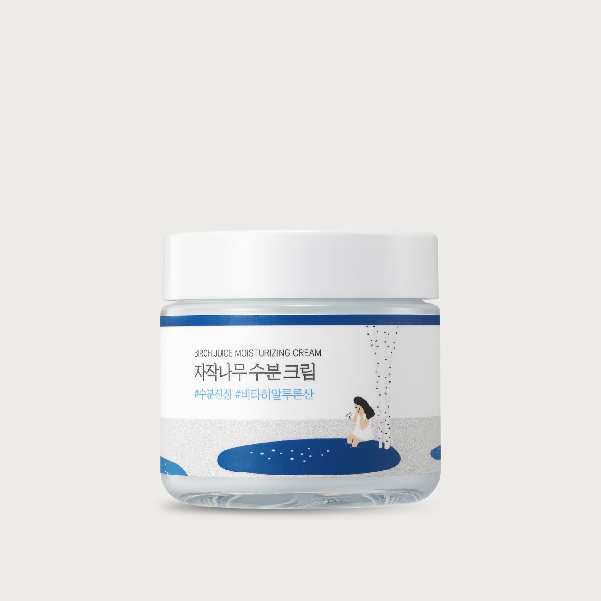 Round Lab Birch Juice Moisturizing Cream 80ml – Korean birch sap cream gel-cream texture Panthenol Hyaluronic Acid fragrance-free $32