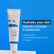 Round Lab Birch Sunscreen dewy finish – lightweight chemical SPF 45 invisible all skin tones super dewy glow 35 reviews 4.6 stars