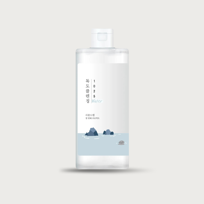 Round Lab Dokdo Cleansing Water 400ml – Korean micellar water Ulleungdo Deep Sea Water Ceramide NP 3 HA amino acids fragrance-free vegan $22