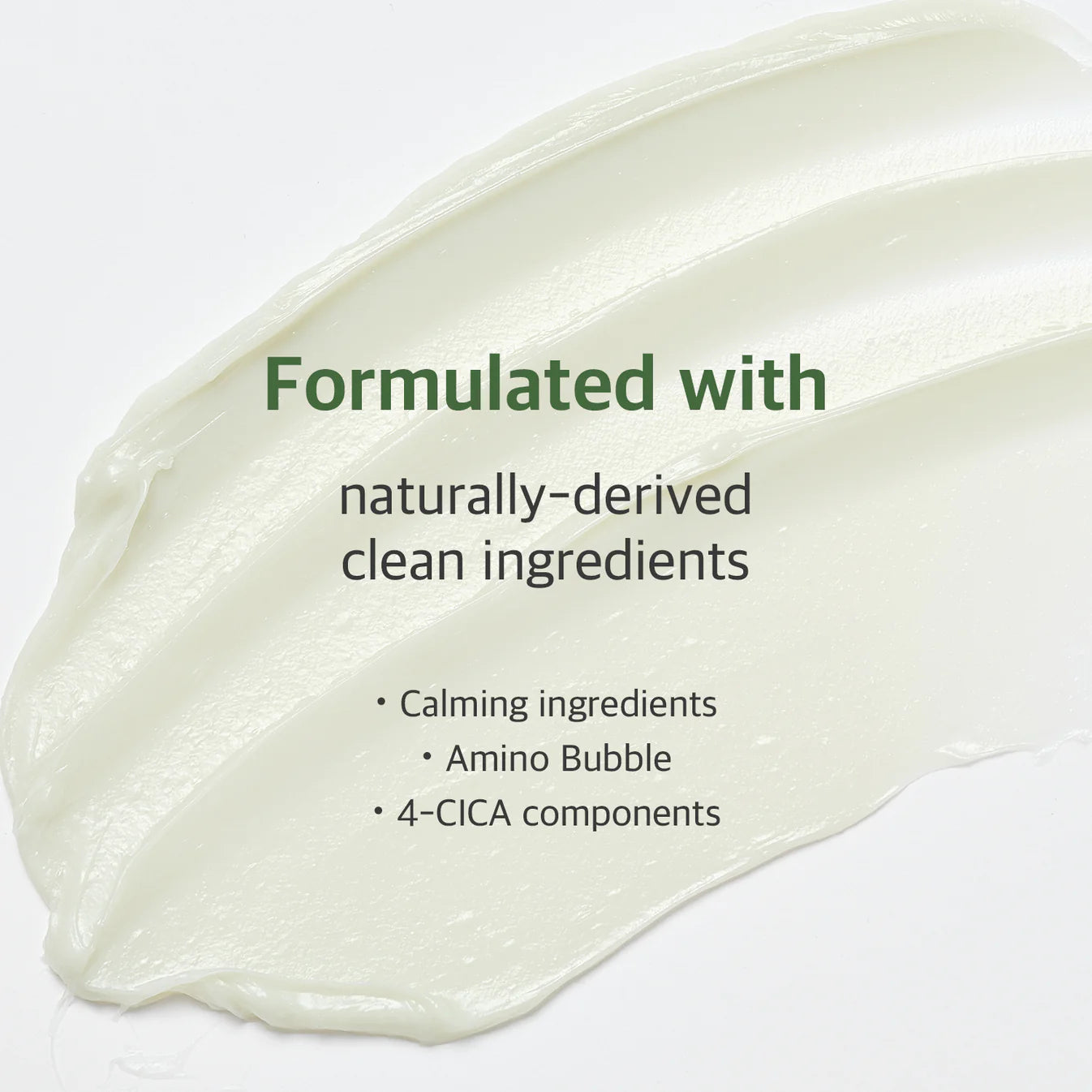 Round Lab Mugwort Cleanser on skin – no strip feeling dry sensitive rosacea acne-prone skin panthenol allantoin