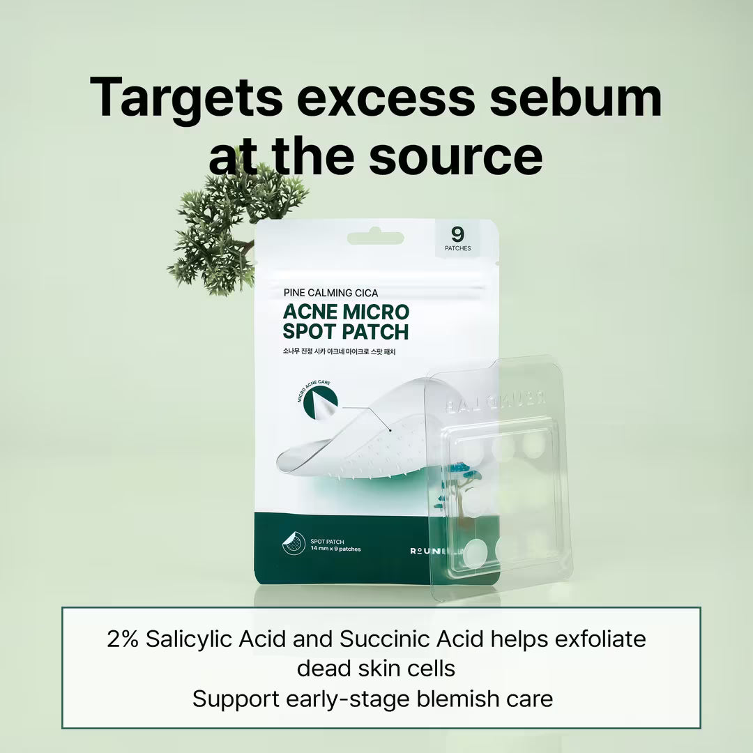 Round Lab Pine Cica micro spot patch how to use