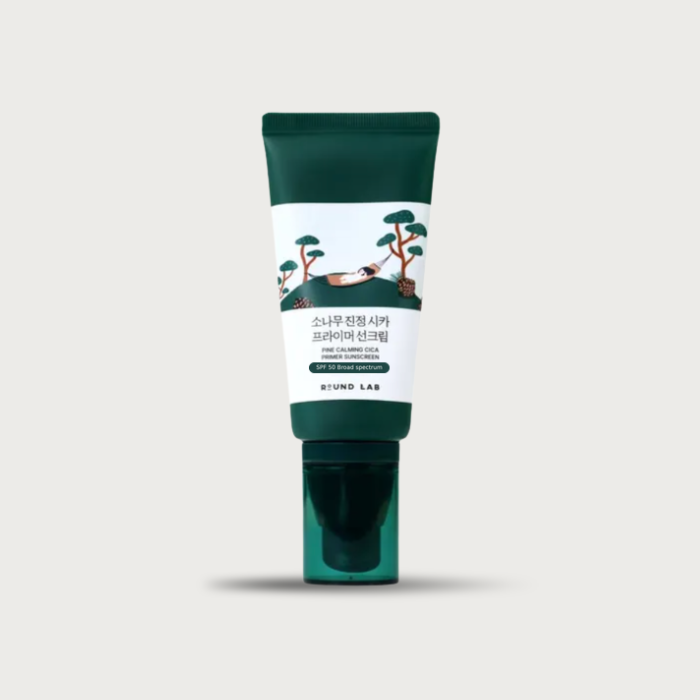 Round Lab Pine Calming Cica Primer Sunscreen 50ml – Korean cica primer sunscreen SPF 50 US OTC Pine Cica Activer ACZERO pore blur matte $20