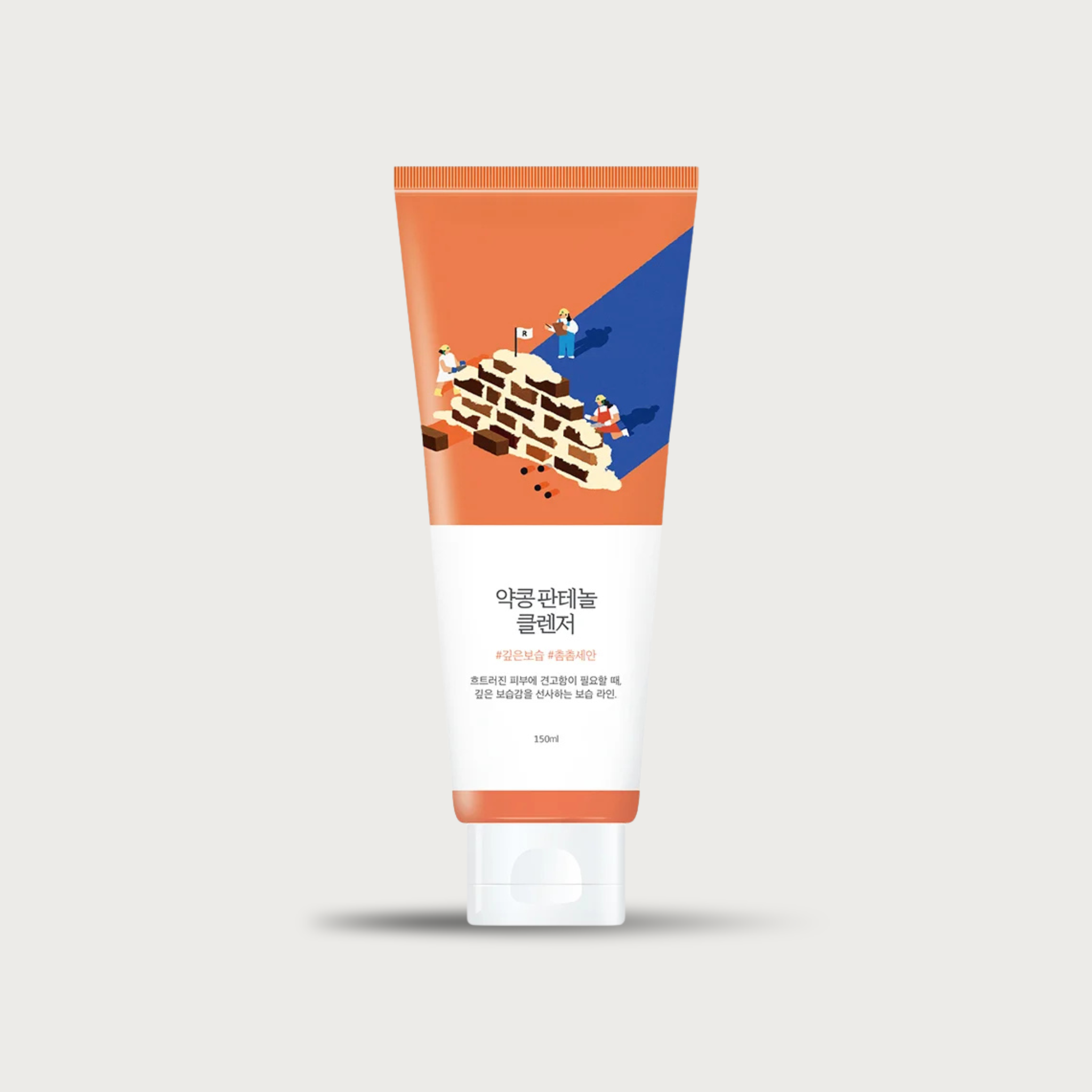 Round Lab Soybean Panthenol Cleanser 150ml – Korean low pH 5.5 cleanser Niosome Panthenol Ceramide NP fragrance-free vegan $17