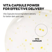 Round Lab Vita Serum Niacinamide TXA Glutathione – three brightening mechanisms melanin transfer UV pathway eumelanin shift post-acne dark spots