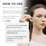 Applying Skin 1004 Azelaic Acid Ampoule to face – Korean K-beauty routine for blemish-prone skin
