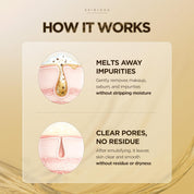 Skin 1004 Centella Cleansing Oil before after – clean skin no irritation gentle double cleanse step 1 sensitive acne-prone K-beauty