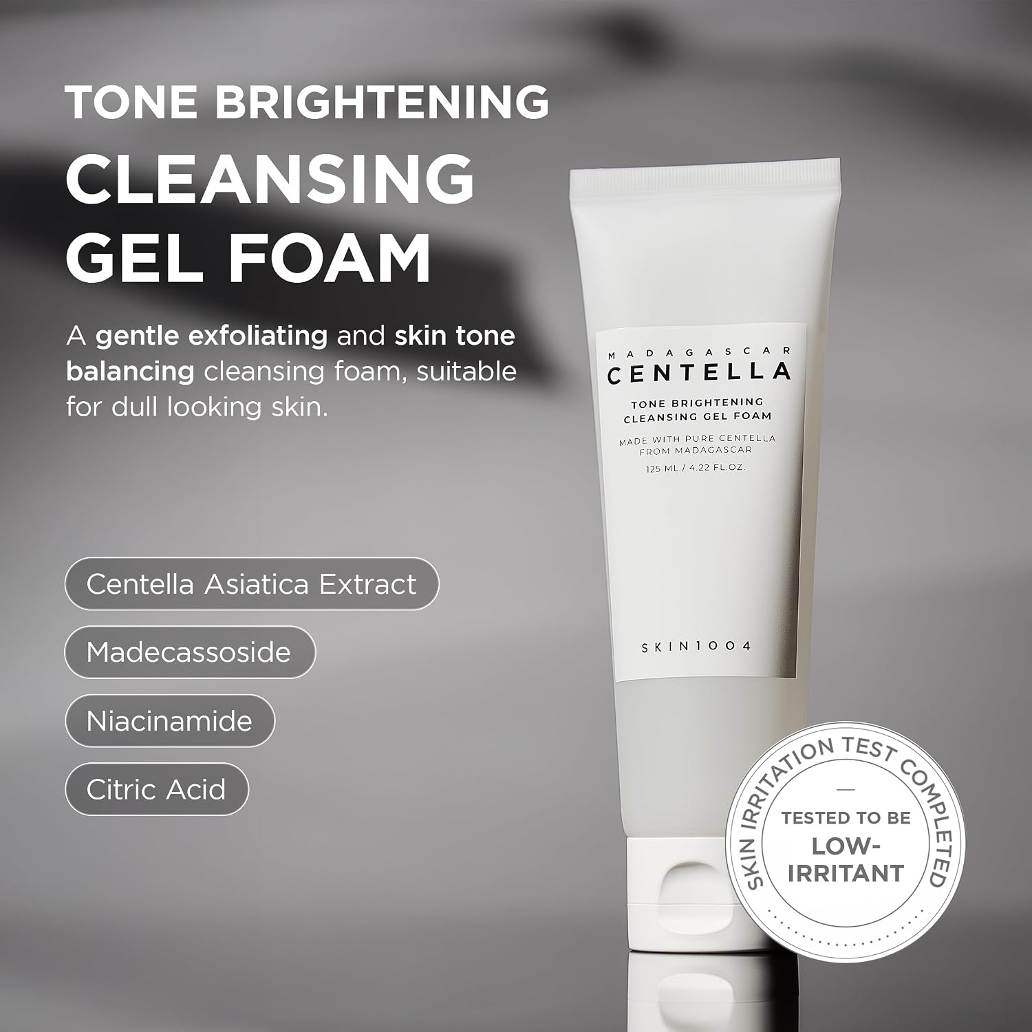 Skin1004 Brightening Gel Foam SINGREEN – 4-fruit complex Plum Apple Papaya Grape gentle natural exfoliation Korean
