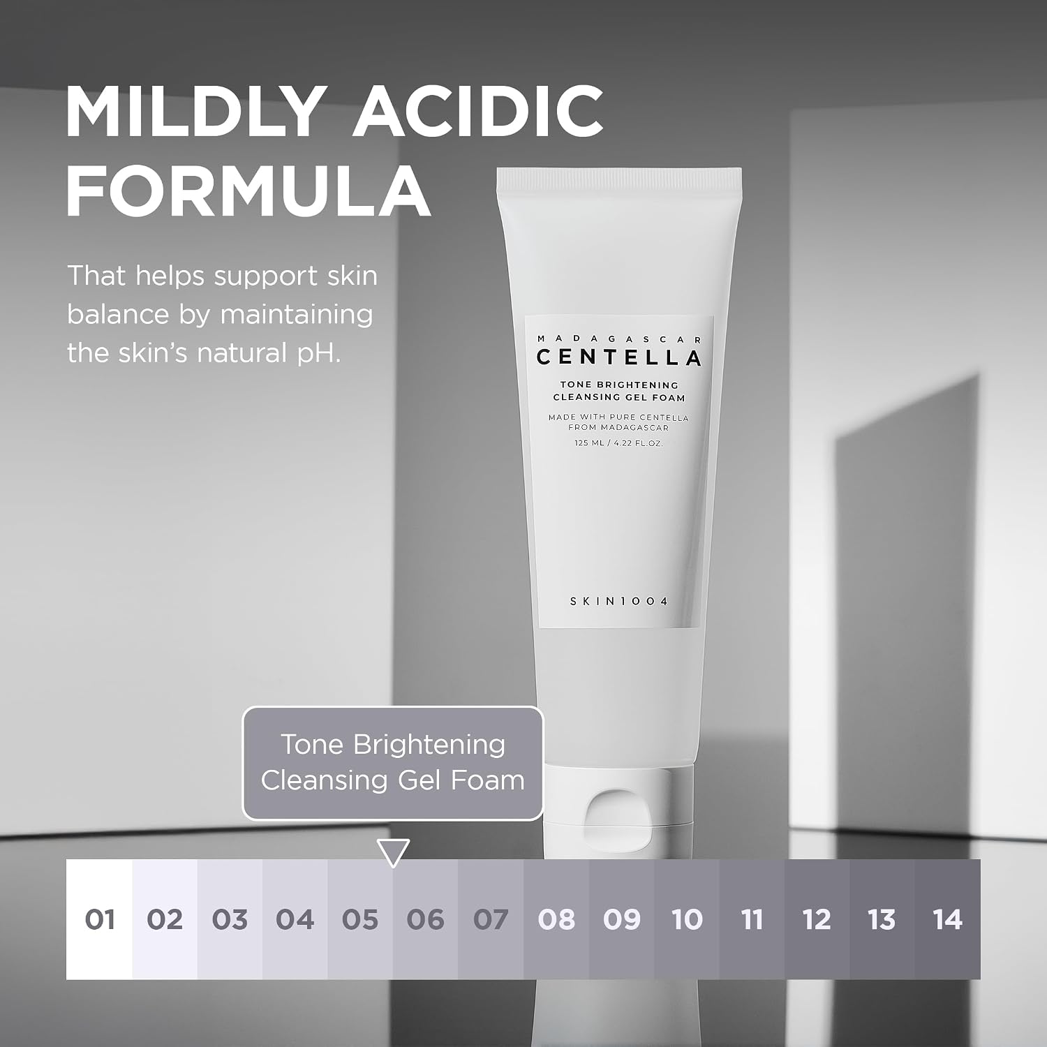 Skin1004 Brightening Gel Foam lather – dense soft foam cleanses makeup impurities leaves skin soothed Korean Centella