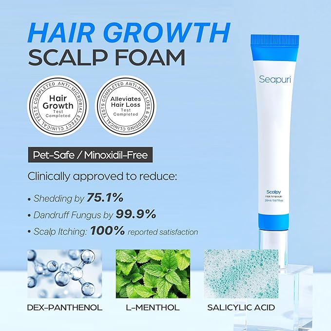 Seapuri Scalpy Hair Serum - Olive Kollection