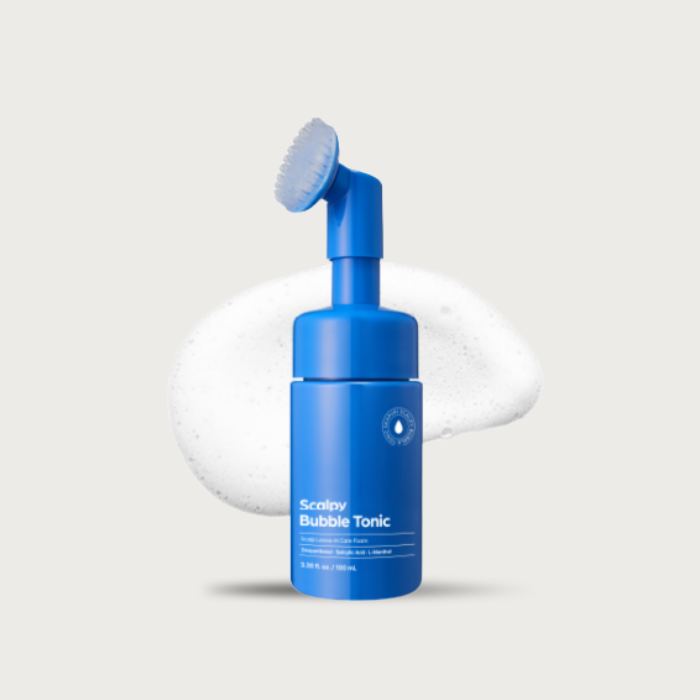 Seapuri Scalpy Bubble Tonic 100ml – Korean scalp tonic hair loss dandruff built-in silicone brush microbubble no minoxidil $27