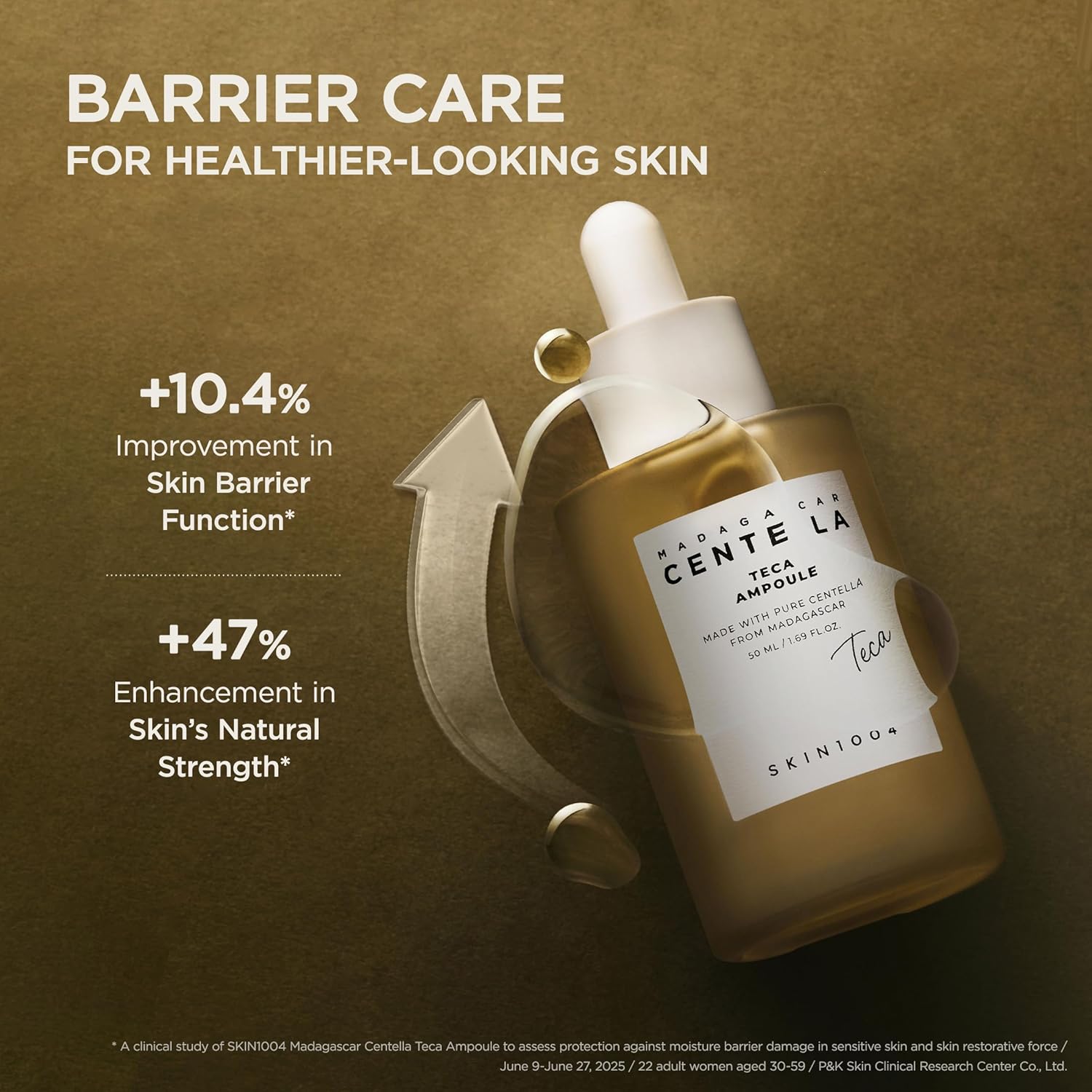 Skin 1004 Centella Teca Ampoule Centella PDRN – TECA 101,600ppm plant-based stabilized PDRN Sodium DNA ECOCERT organic barrier radiance