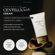 Skin 1004 Centella Teca Cream TECA PDRN – 4 isolated centella actives redness soothing barrier repair Sodium DNA cell renewal calm reactive skin