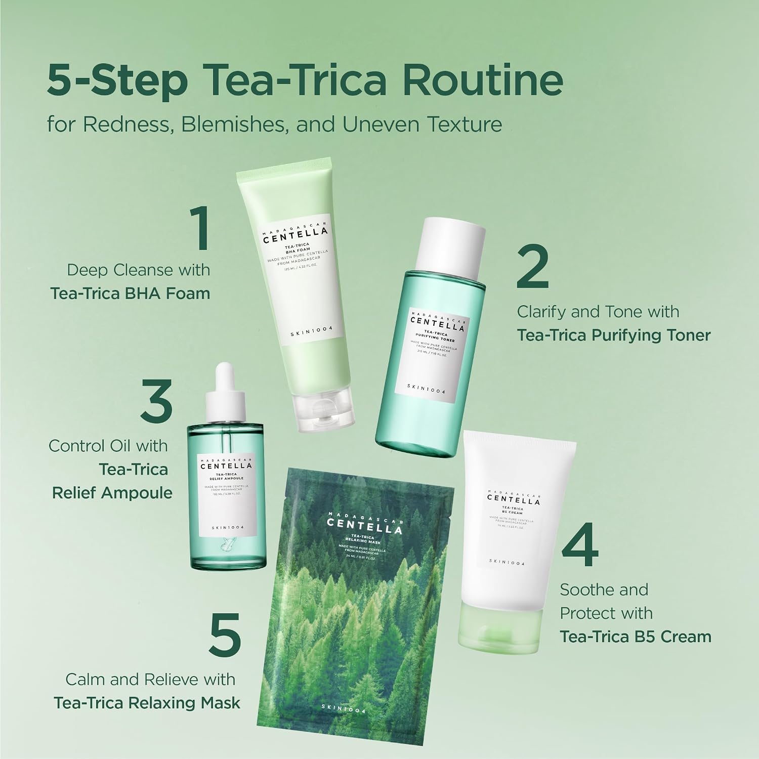 Skin 1004 Tea-Trica Spot Cream 20ml $18 – 6 reviews 4.8 stars Korean acne Tea-Trica line Olive Kollection since 2018