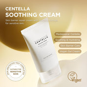Skin1004 Centella Cream key ingredients – Centella Asiatica Extract #1 ingredient 4-Ceramide Complex Phytosphingosine Cholesterol TXA
