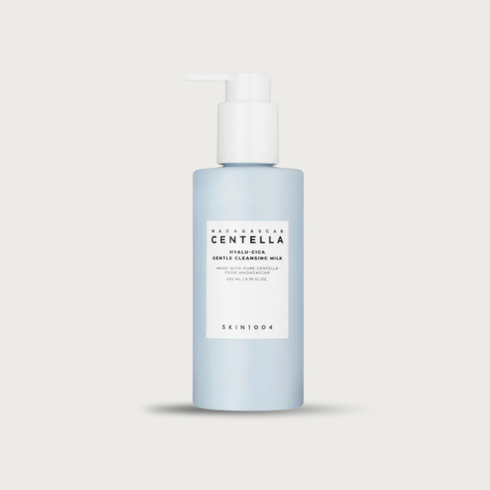Skin 1004 Hyalu-Cica Gentle Cleansing Milk 200ml – Korean milky cleanser 8 HA centella fragrance-free sensitive skin