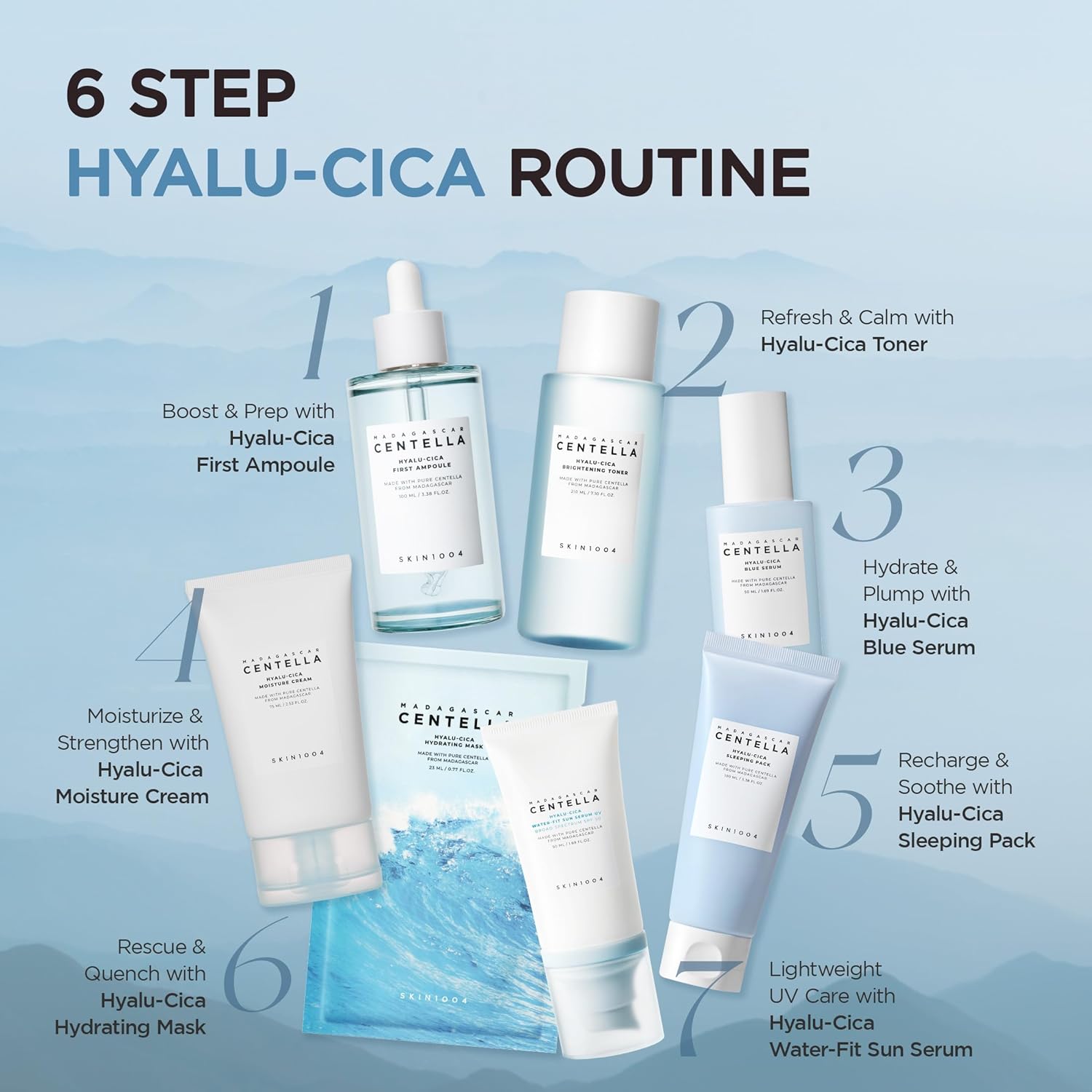 Skin 1004 Hyalu-Cica Water-Fit Sun Serum UV Broad Spectrum