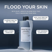 Skin 1004 Hyalu-Teca Glass Skin Milk 5 peptides – Matrixyl Oat Peptide T4 T17 Collagen firming elasticity expression lines brightening