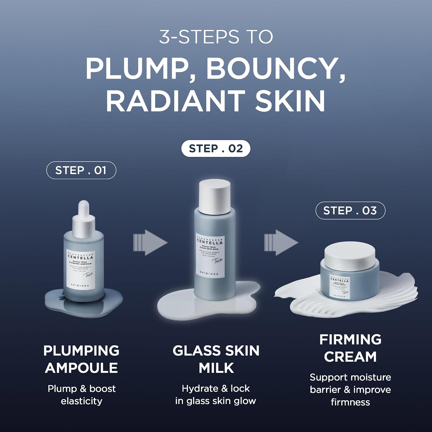 Skin 1004 Hyalu-Teca Glass Skin Milk 210ml $22 – fragrance-free vegan Korean glass skin essence Olive Kollection K-beauty new arrival