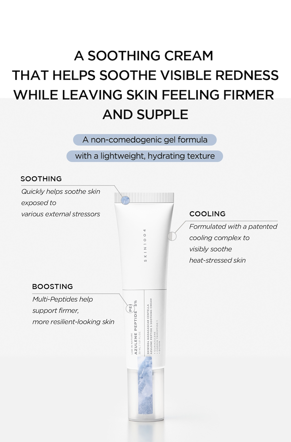 Skin 1004 Azulene Peptide 5 Cream dual azulene complex