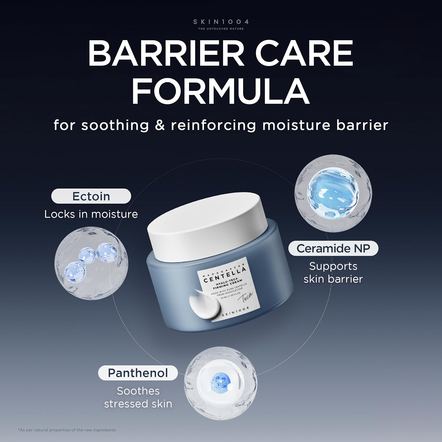 
Skin 1004 Hyalu-Teca Firming Cream Hyalu-Teca 100 billion micro-actives – HA TECA dynamic particles plump dewy firm 24 hour hydration K-beauty