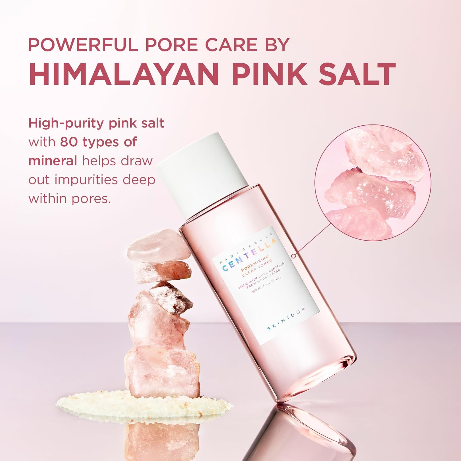 Skin1004 Poremizing Clear Toner texture – lightweight watery absorbs quickly pore-refining Korean acid toner 210ml