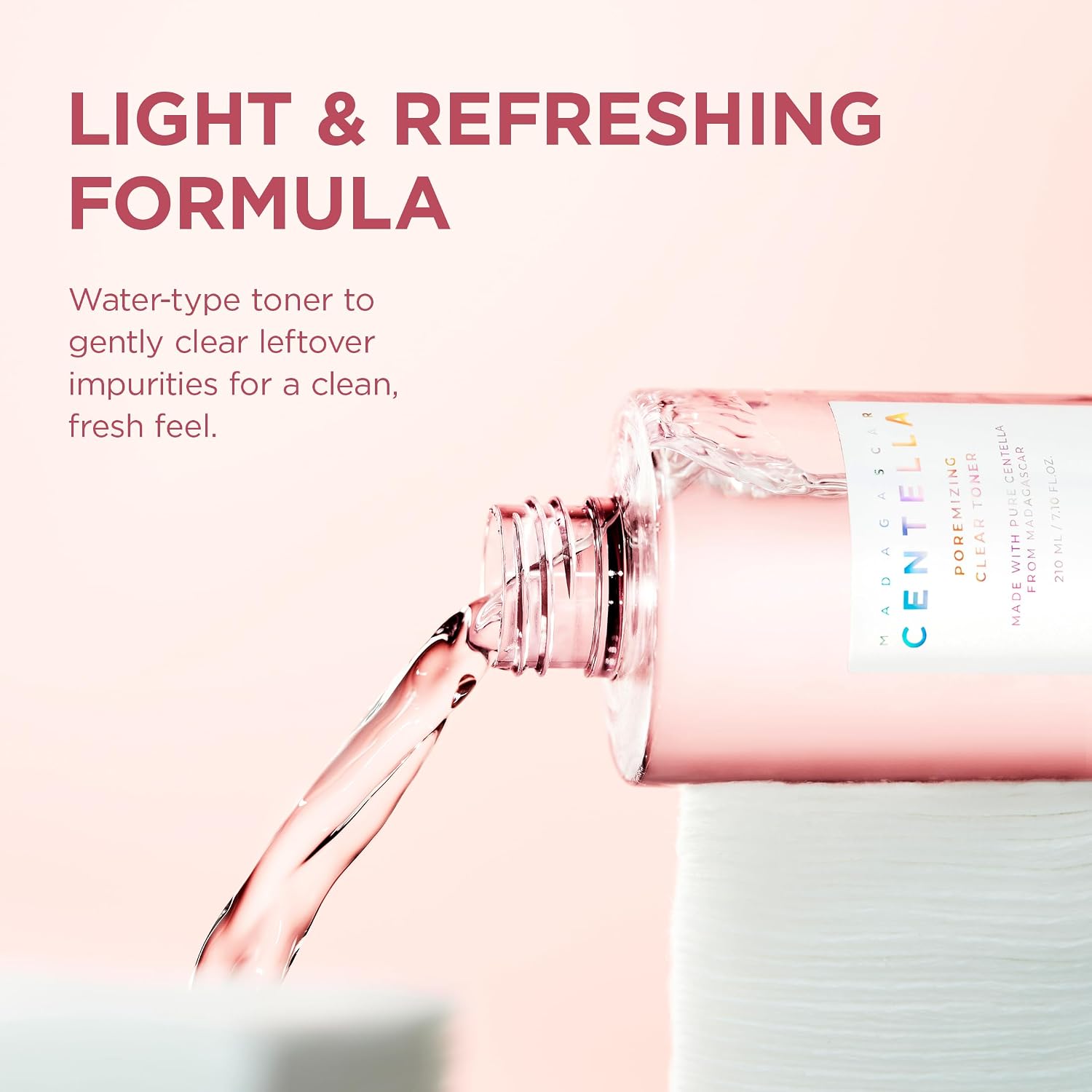 Skin1004 Poremizing Toner on skin – smoother refined pores clearer complexion sensitive skin tolerable Korean Centella