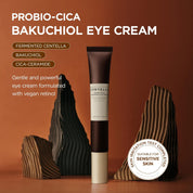 Skin 1004 Bakuchiol Eye Cream Probio-Cica – Lactobacillus fermented Madagascan Centella probiotic microbiome base formula not trace addition
