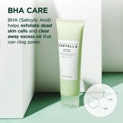 Skin1004 BHA Foam results – clearer pores less congestion refreshed skin Korean Tea Tree Salicylic Acid cleanser