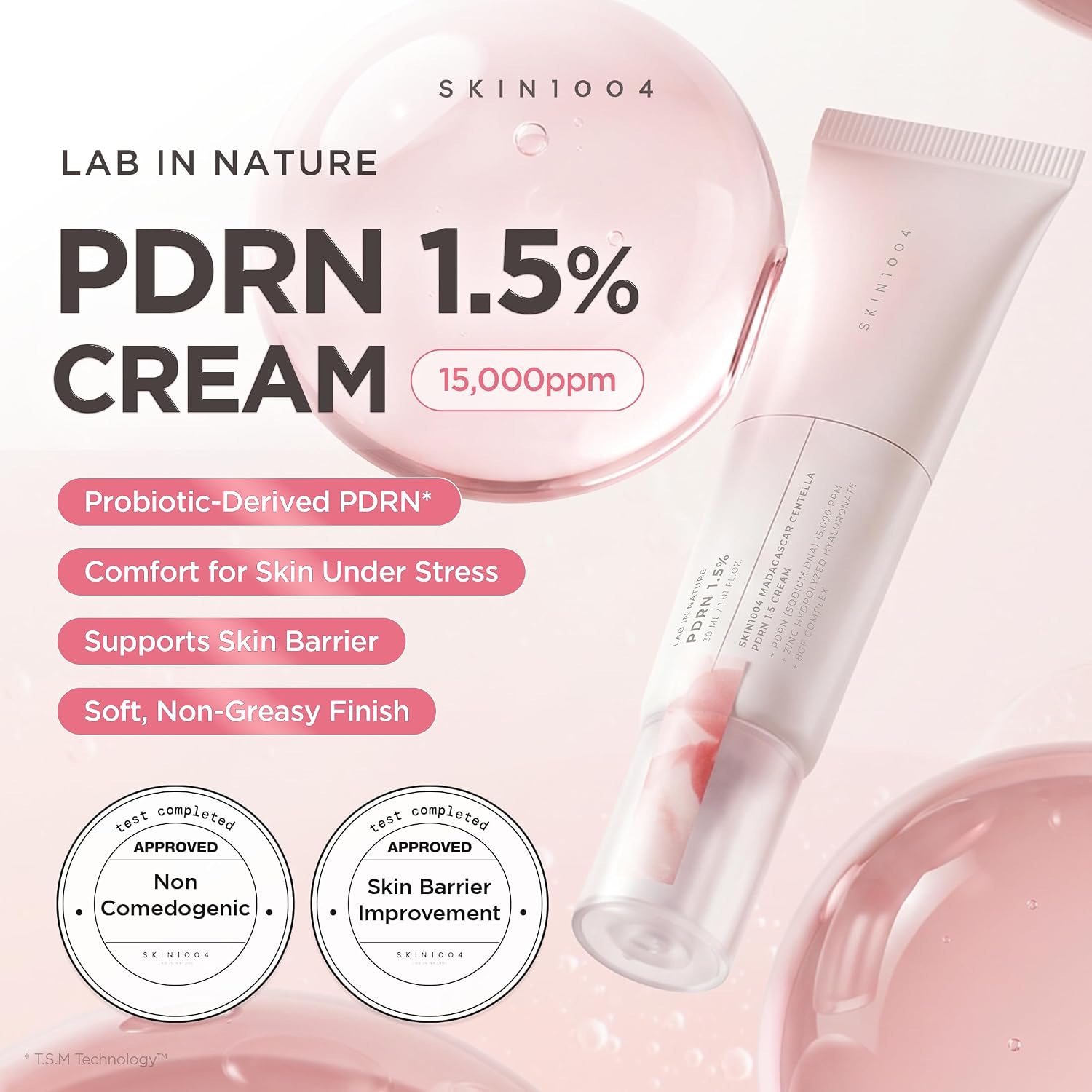 Skin 1004 PDRN 1.5 Cream vegan PDRN 15,000ppm 99% pure