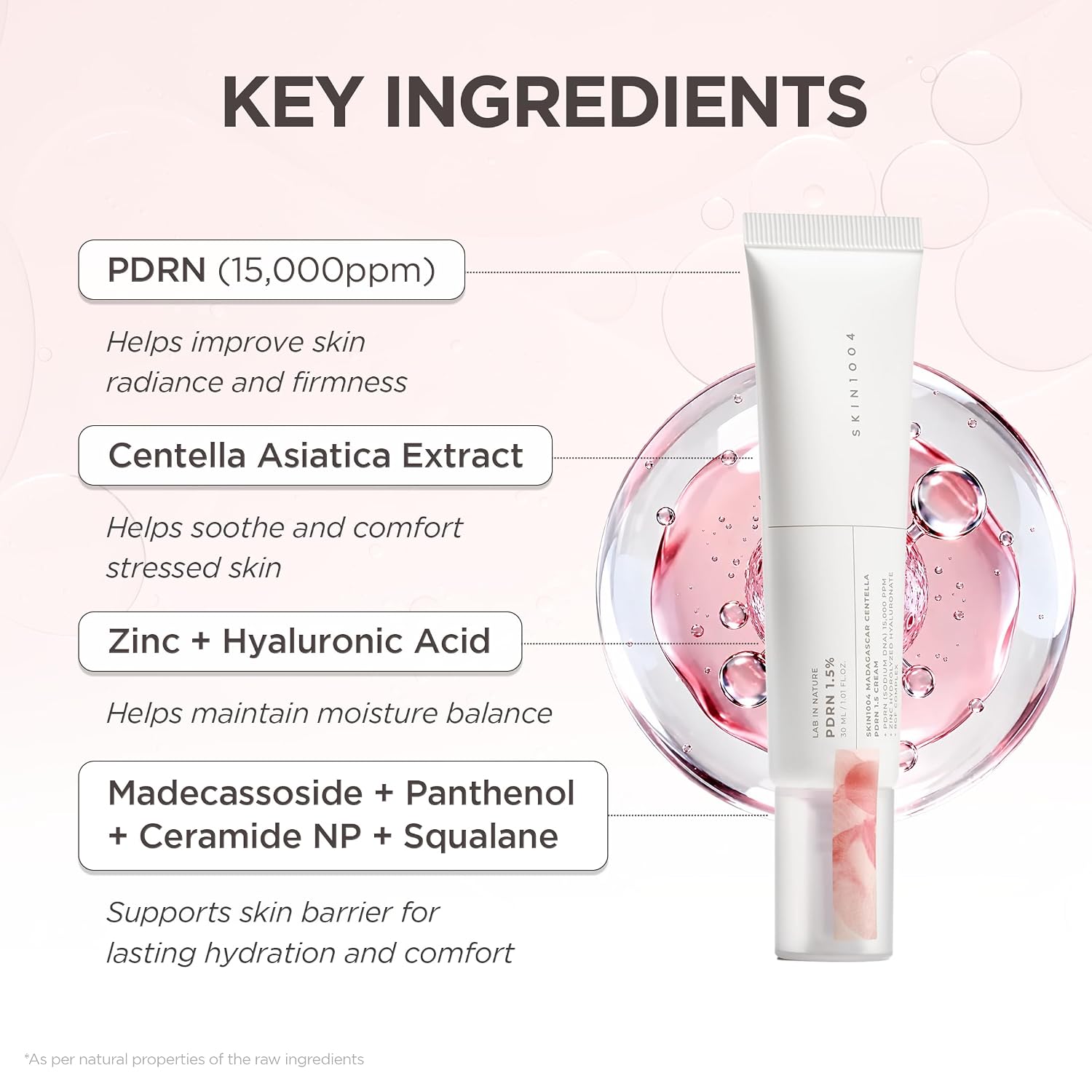 Skin 1004 PDRN 1.5 Cream centella madecassoside calming