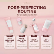 Skin 1004 Clay Stick Mask before after – smoother refined pores clean refreshed hydrated no stripping EWG green grade vegan Korean