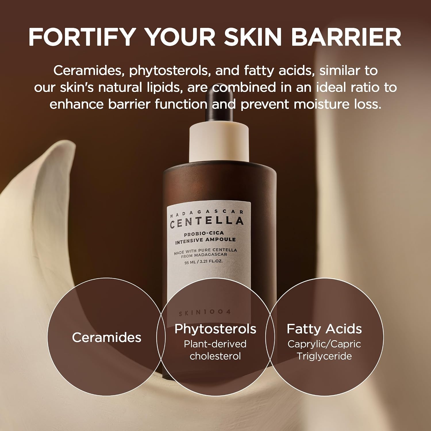 Skin 1004 Probio-Cica Intensive Ampoule TECA – Madecassic Acid Asiaticoside Madecassoside Asiatic Acid precision targeted isolated calming barrier