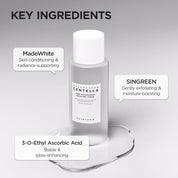 Skin1004 Boosting Toner key ingredients – 90% Centella Niacinamide MadeWhite Madecassoside 3-O-Ethyl Ascorbic Acid Korean