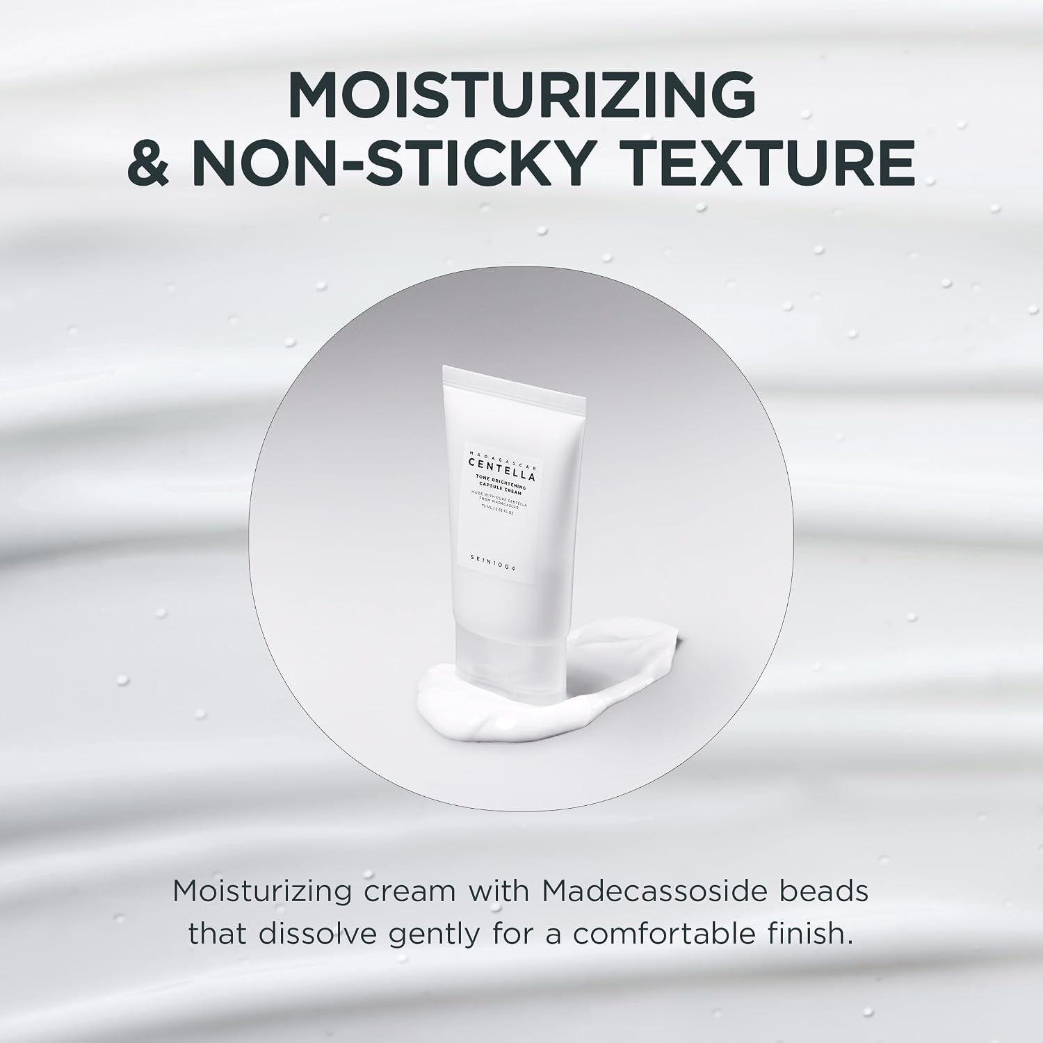 Skin1004 Brightening Capsule Cream key ingredients – Centella 60% TXA Alpha-Bisabolol Squalane Shea Butter Panthenol Korean