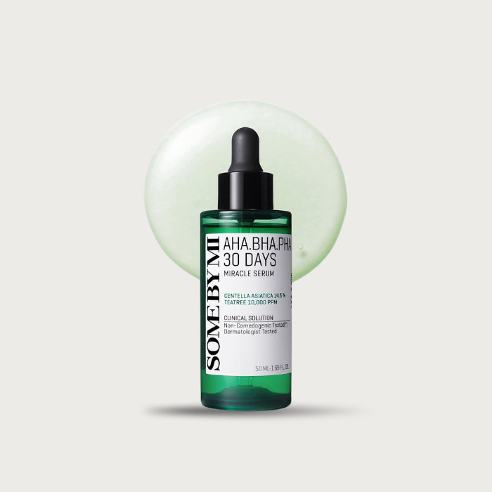 Some By Mi 30 Days Miracle Serum 50ml – Korean AHA BHA PHA serum Tea Tree 10000ppm Niacinamide Witch Hazel Papaya has fragrance 25 reviews $21