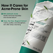 
Some By Mi Miracle Foam ingredients – calamine licorice mugwort full TECA AHA PHA fatty acid natural surfactants coconut
