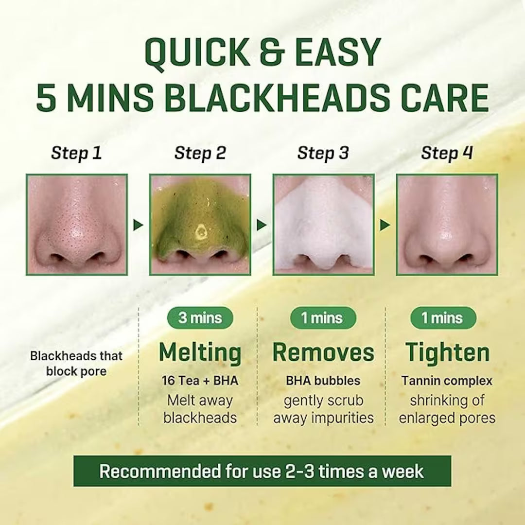 Some By Mi Bye Bye Blackhead 30Days Miracle Green Tea Tox Bubble Cleanser