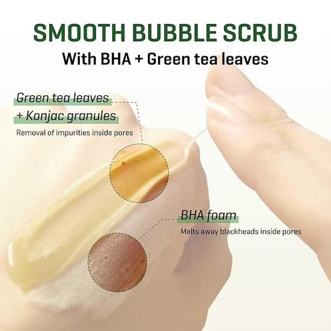 Some By Mi Bye Bye Blackhead 30Days Miracle Green Tea Tox Bubble Cleanser