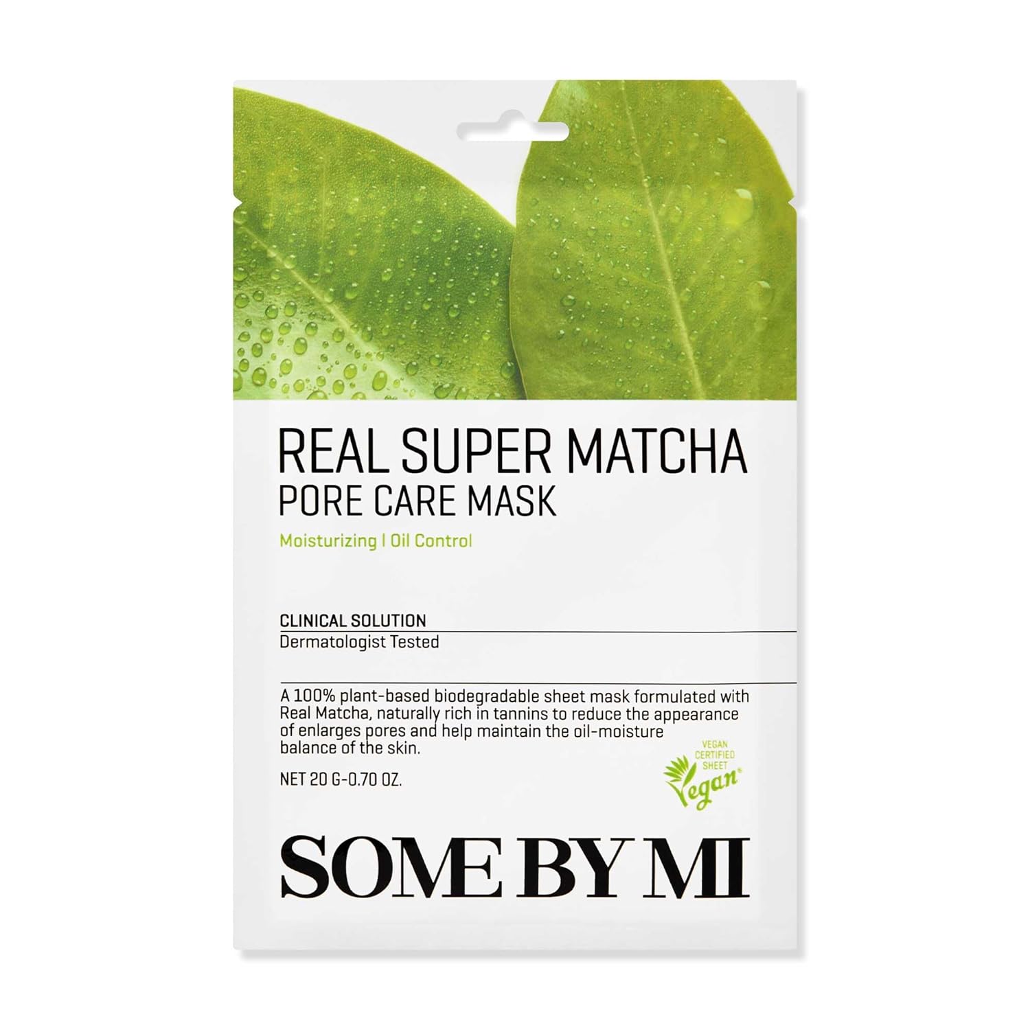 Some By Mi Real Care Super Matcha Pore Sheet Mask - Olive Kollection