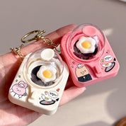 Sundeoki Egg Flipping Keyring