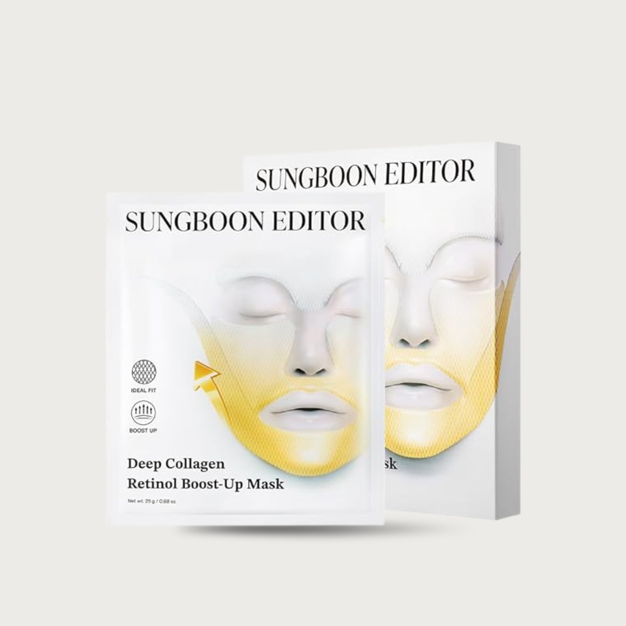 Sungboon Editor Deep Collagen Retinol Boost Up Mask Set 4 masks