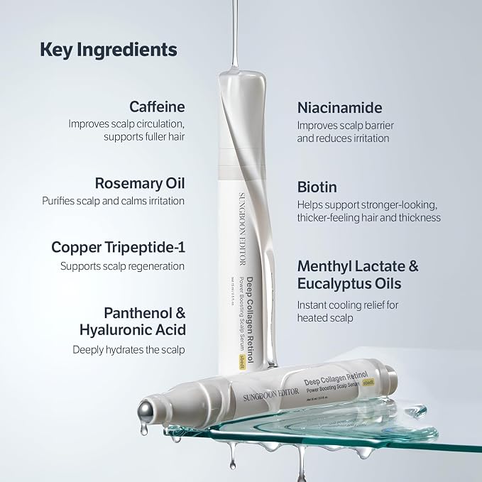 Sungboon Editor scalp serum retinol collagen copper peptide complex